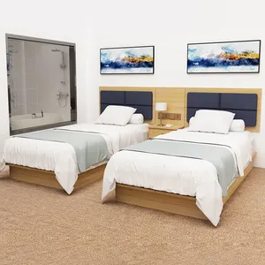 Customized Classic Design Marriott Hotel Furniture 5 Star Guest Room Hotel Furniture Modern King Bed Hotel Bedroom Furniture Set thumbnail-2