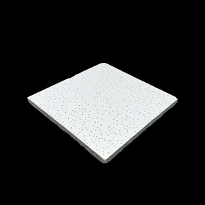 2x2 2x4 Mineral Wool Acoustic Ceiling Board Fire Proof Ceiling Tile for Factory thumbnail-2