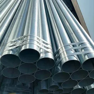 Cheap Factory Price Erw Welding Hot Dipped Galvanized Round Steel Pipes thumbnail-1