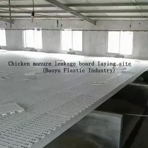 Plastic Poultry Slatted Floor, Anti-Slip UV Resistant, High Load-Bearing Chicken Manure Leakage Board for Chicken Farm Breeding thumbnail-4