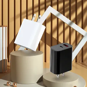 35W Dual USB-C PD QC3.0 Fast Charging Compact Power Adapter for Mobile Devices thumbnail-3
