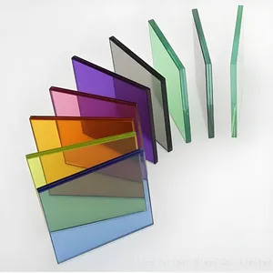 Bronze Green Blue Grey Color Laminated Glass thumbnail-1