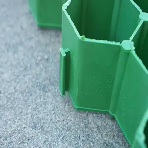 Grass Paving Grid HDPE High-Strength Honeycomb 500 × 500 Mm, Permeable Paving Panels for Slope Greening and Gravel Stabilisation thumbnail-4