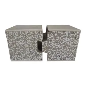Calcium Silicate Board EPS Cement Sandwich Wall Panel Fireproof Water Resistant Eco-Friendly Hotel Roof Easy Detach Internal thumbnail-3