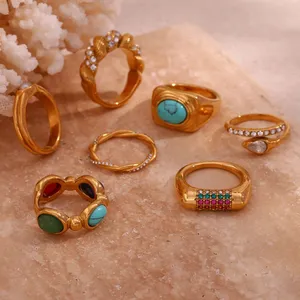 Customizable Stainless Steel Ring 2.0mm Matte Surface OEM Service Bulk Wholesale Supplier thumbnail-1