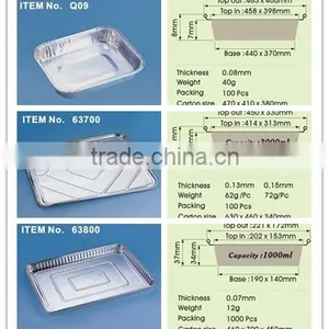 Packing Aluminum Square Tray Steam Full Pan thumbnail-4