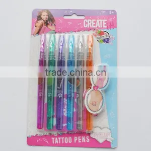 Scented Beautiful Big Save Christmas DIY Painting Glitter Tattoo Skin Gel Ink Pen thumbnail-1