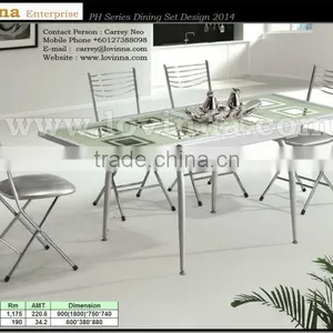 Malaysia Glass Dining Set thumbnail-1