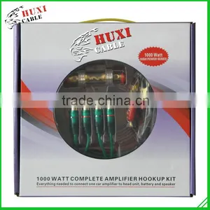 Haiyan Huxi Professional Manufacturer Audio Amp Car Amplifier Wiring Kit thumbnail-5