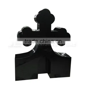 China Black Granite Cross Headstones thumbnail-1