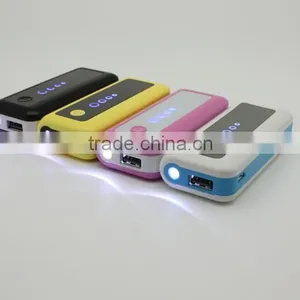 Electronic Manufacture 18650 Power Bank 5600mah With LED Flashlight thumbnail-6