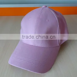 Promotion 6 Panel Pink Blank Cap Wholesale Hats thumbnail-1