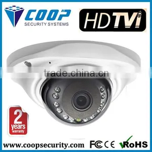 Mini Metal Vand-proof UFO Type 3.6 mm Fixed Lens IR Dome Camera 2 Years Warranty HD TVI Camera thumbnail-1
