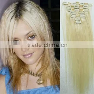 Hot Selling 2013high Quality & Cheap Virgin Wholesale Hair Extensions Clips thumbnail-1