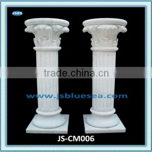 Modern Decorative White Stone Column thumbnail-1