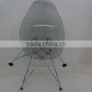 Wholesale PC Plastic Chair With Steel Legs Plastic Chair for Sale HYX-601A thumbnail-5