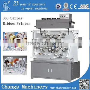 2/3/4/6/7/8 Color Satin/Ribbon/Paper/Fabric/Elastic Tape/Flexographic Label Printing Machine for Sale Quality Choice thumbnail-1