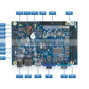 2015 Hot Sale ARM Industrial Control Mainboard/64MB SDRAM/32MB NorFlash thumbnail-2
