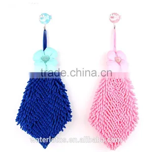 China Wholesale Microfiber Chenille Square Hand Towel, Washclotch for Home ,kitchen and Bathroom thumbnail-4