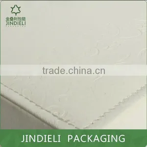 Hot Stamping Decorative White Cosmetic Gift Box Packaging thumbnail-6