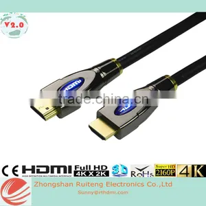 Black Metal Shell HDMI Cable With Ethernet Support 3D and 4K From 0.5-100m thumbnail-4