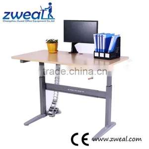Electric Linear Actuators Two Legs Office Standing Desk Factory Wholesale thumbnail-1
