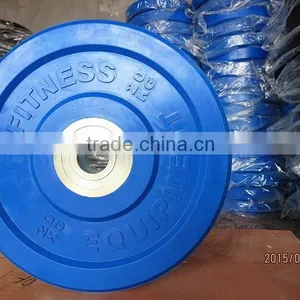 Weight Plate/olympic Weightplate/competition Weight Plate/bumper Plate/rubber Coated/whole Rubber Plate/color Black/130mm 13cm thumbnail-2