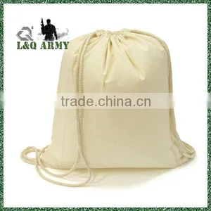 Cotton Sublimation Backpack Drawstring Backpack thumbnail-1