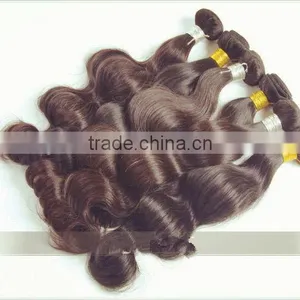 Wholesale Hair Brazilian Virgin Hair Machine Har Weft Hair Extension Express thumbnail-3