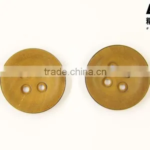 Horn Buttons 4 Hole Fire-polishing New Designs for Clothing thumbnail-2