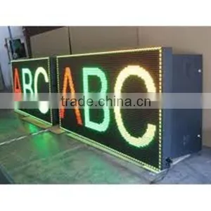 Advertising Wall Decorative Panel Sign Board Indoor Dual Color 3.75/ P4.75 LED Banner thumbnail-1