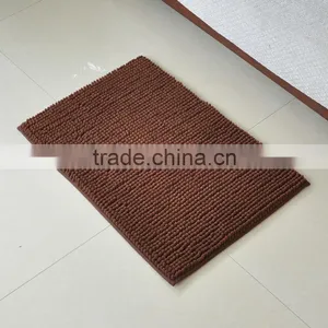 Chenille Short Pile Door Mat With Anti Slip Base thumbnail-4