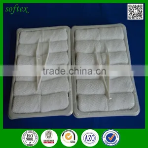 Wholesale China Factory Disposable Airplane Terry 10x10 Cotton Terry Flight Hot Towel thumbnail-2