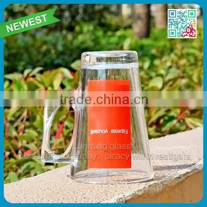 Top Selling Coffee Glass Cup With Handle Promotional Coffee Mugs thumbnail-1