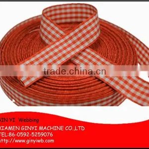Polyester Decorative Grid Ribbon/tartan Ribbon/check Ribbon thumbnail-4