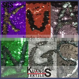 Gold Double Sided Sequin Fabric thumbnail-6