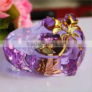 Crystal Heart Shape Music Box for Wedding Gift thumbnail-3