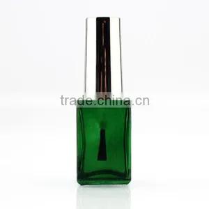 5ml Square Empty UV Gel Nail Polish Bottle With Green Painting thumbnail-1