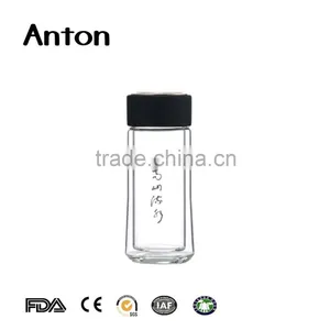11oz Hot Selling Glass Sport Water Bottle High Quality Factory Suppling Glass Water Bottle High Quality Factory Suppling Glass thumbnail-1