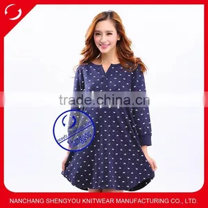 Wholesale Custom Design Full Printed Maternity Clothes, Women Maternity Clothing Top, High Quality Breastfeeding Top thumbnail-1