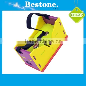 Promotion Gift Assembled 3D Glasses Google Cardboard Kit Virtual Reality Waterproof EVA VR thumbnail-1