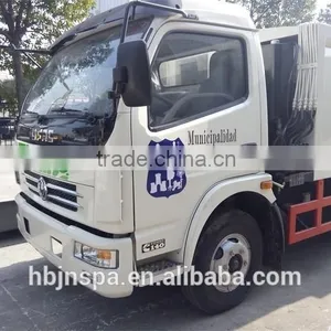 Export to Sorth America 140HP Garbage Compactor Truck Dongfeng thumbnail-6