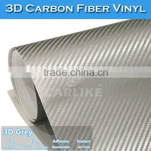 CARLIKE 5x98FT Removable 3D Colored Carbon Fiber Car Wrap Sticker thumbnail-1
