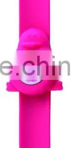 Slap Band Watch With Quartz Movement, Alloy Case and Silione Bands Material thumbnail-1