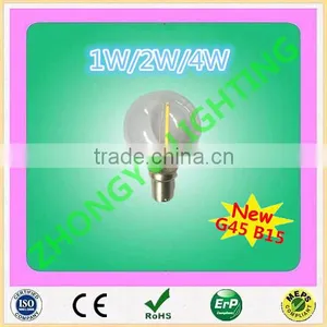 Good Quality CE RoHS G45 LED Filament Bulb E14S/E17/E27/B15D/B22D thumbnail-2