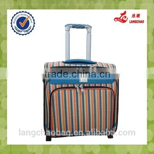 Newly Design PVC Material 16 Inch Aluminum Real Push Trolley Wholesale Type Boarding Luggage thumbnail-2