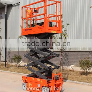 Good Quality 6m-8m Mobile Scissor Lift for Street Lamp Maintenance Made in China thumbnail-1