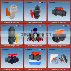 Manufacturer Plastic PVC Double Union Ball Valve for Water thumbnail-5