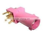 FAKRA SMB Plug Pcb Mount Right Angle R/A thumbnail-1