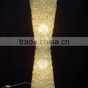 Modern Style Natural Cane Floor Lamp/lights With On/off Switch thumbnail-5